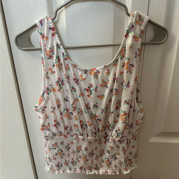 Floral Milkmaid Crop Top - Picture 3 of 3